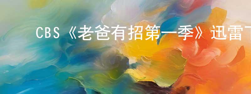 ﻿陈金东发布﻿CBS《老爸有招第一季》迅雷下载/在线观看/百度云-都市/情感-美剧天堂